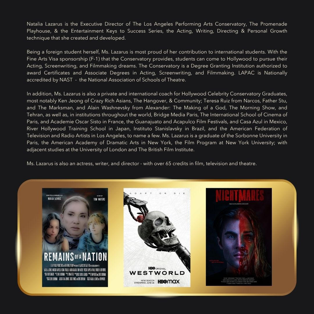 Natalia Lazarus Bio