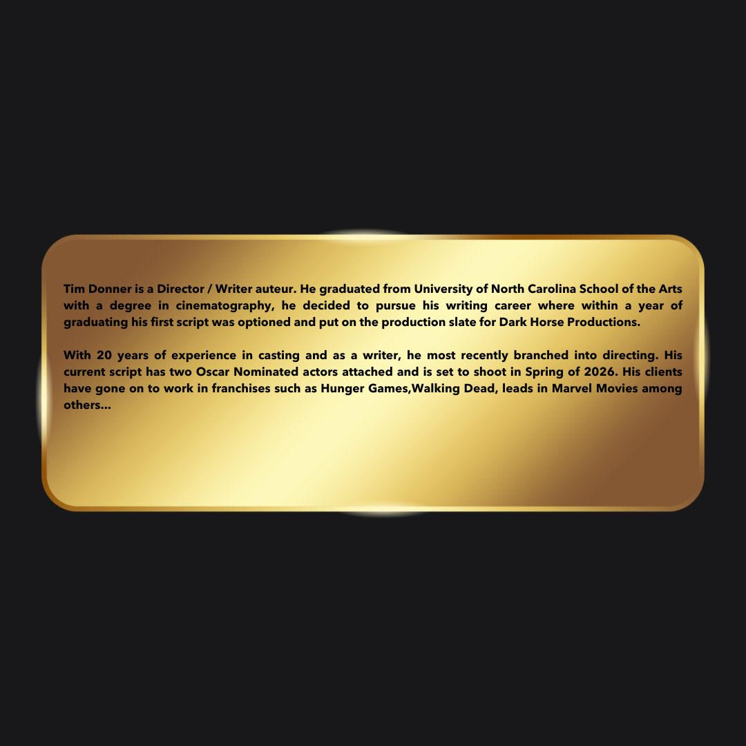 Tim Donner Bio